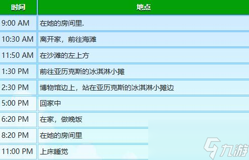星露谷物語海莉行程表一覽