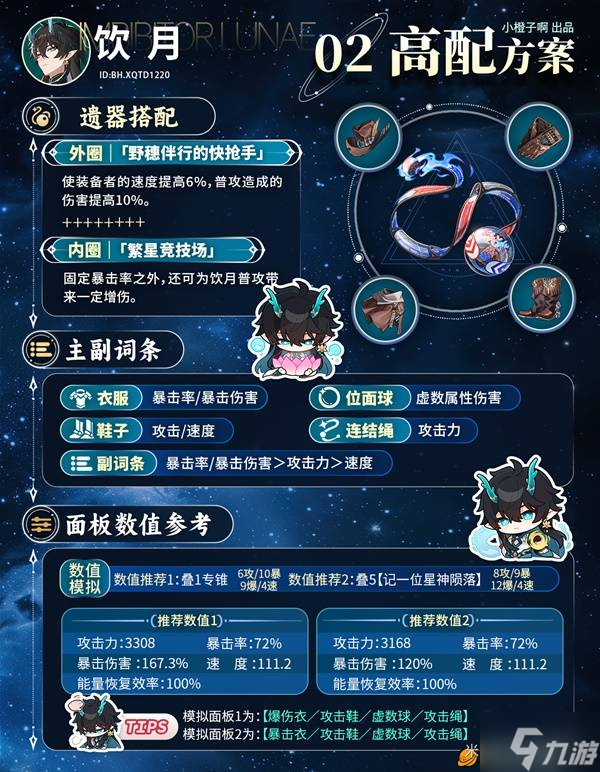 《崩坏星穹铁道》2.6饮月丹恒养成攻略 饮月丹恒技能与出装解析