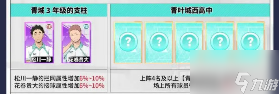 排球少年新的征程最强阵容