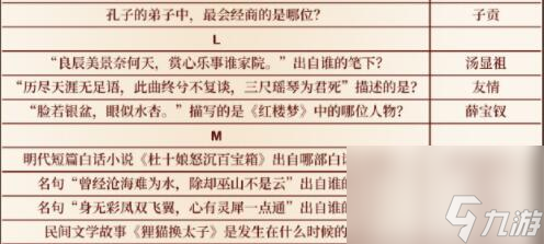 光與夜之戀七夕答題最新答案匯總？光與夜之戀攻略推薦