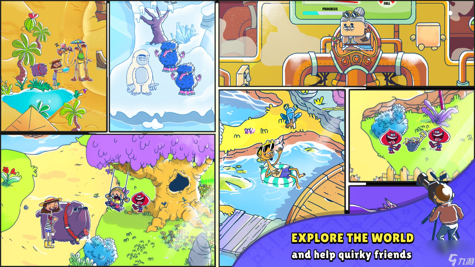 方块拼图游戏《Bloom a puzzle adventure》Steam页面开放 发行日期待定