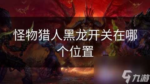 怪物猎人黑龙开关在哪个位置