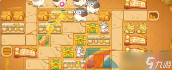 《保卫萝卜4》法老归来第119关通关攻略
