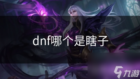 dnf哪个是瞎子