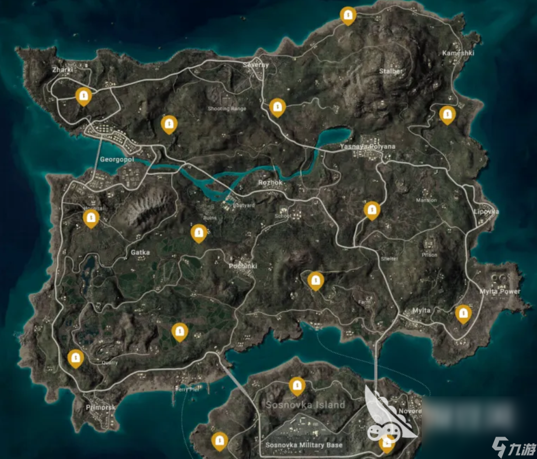 pubg密室鑰匙位置艾倫格怎么找 pubg秘密地下室鑰匙開(kāi)門(mén)位置