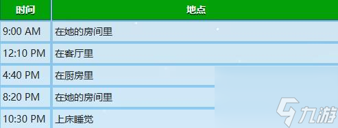星露谷物語(yǔ)海莉行程圖 星露谷物語(yǔ)海莉行程表一覽