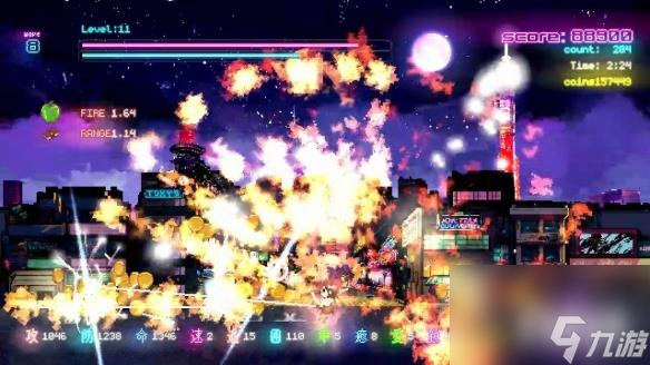 2D动作游戏《Tokyo Waning Moon》11月26日 正式推出
