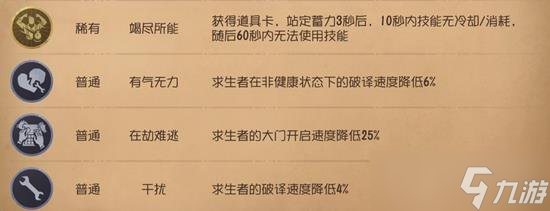 第五人格终场狂欢模式怎么玩 终场狂欢监管者卡牌大全