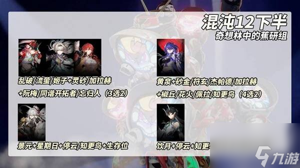 崩坏星穹铁道2.6混沌12层打法攻略 与梦共舞12层怎么打