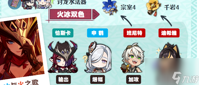 原神零命恰斯卡怎么配队
