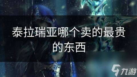 泰拉瑞亞哪個賣的個賣貴最貴的東西