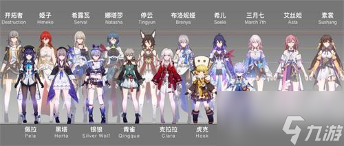 崩壞星穹鐵道角色多高