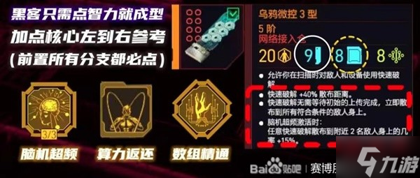 《赛博朋克2077》强力流派搭配推荐