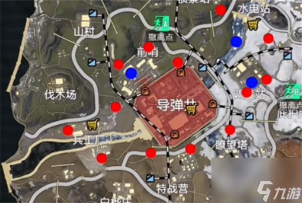 和平精英地铁逃生冰河禁区打野点在哪