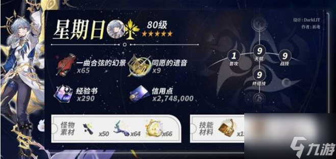崩坏星穹铁道星期日突破材料有什么 崩坏星穹铁道星期日突破材料所需一览