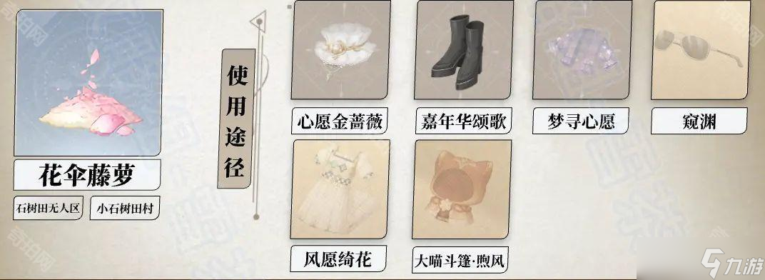 《無限暖暖》全植物采集地點(diǎn)匯總