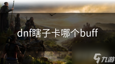 dnf瞎子卡哪个buff