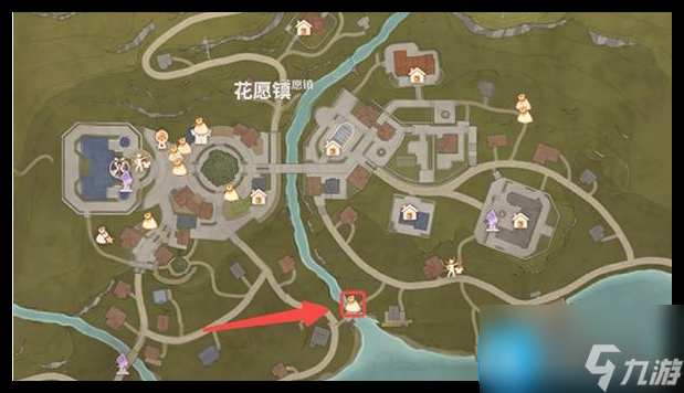 《无限暖暖》花愿镇商人位置一览