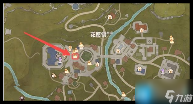 《无限暖暖》花愿镇商人位置一览