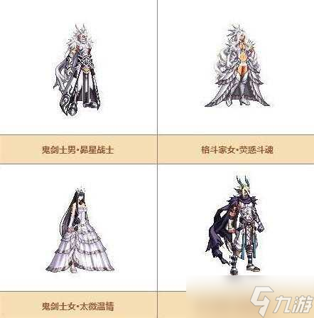 dnf天空套大全1到12外观观图片 国服12套天空一览