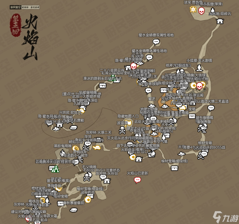 黑神话悟空新地图总汇 版本更新全区域地图路线图