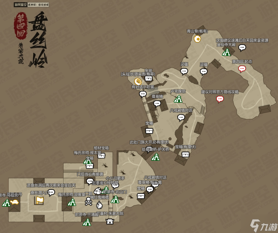 黑神话悟空新地图总汇 版本更新全区域地图路线图