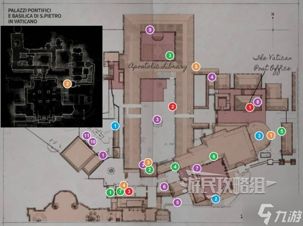 《夺宝奇兵古老之圈》梵蒂冈全收集地图 梵蒂冈地图点位一览