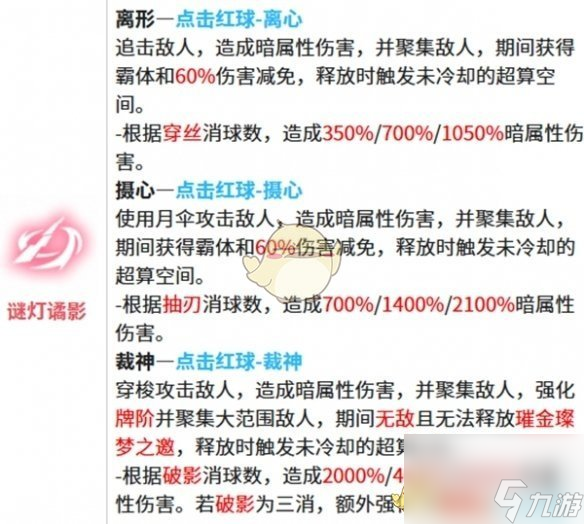 战双帕弥什莉莉丝谬影技能介绍