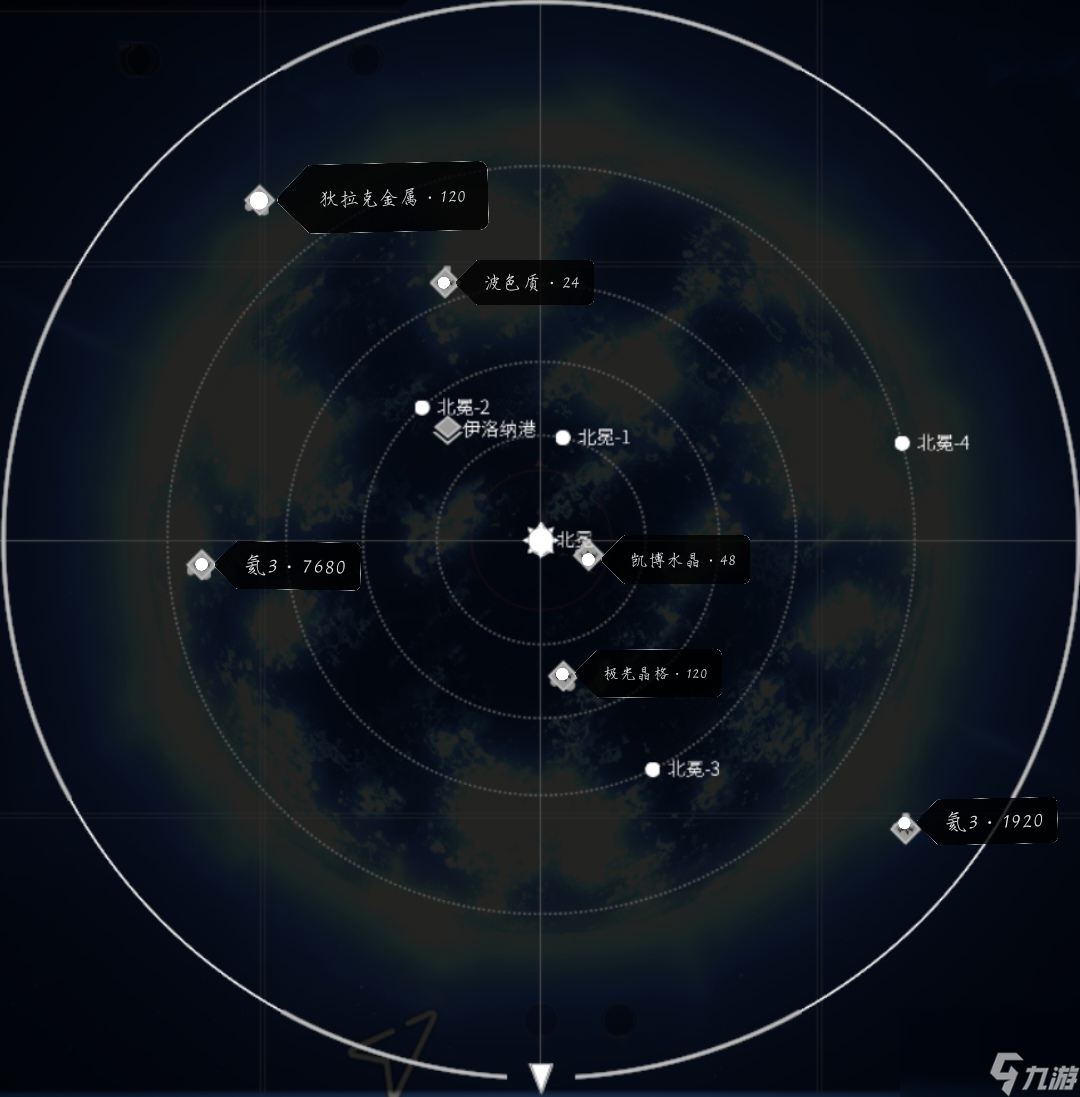 秩序新曙光太空小行星礦物分布以及24小時(shí)產(chǎn)量