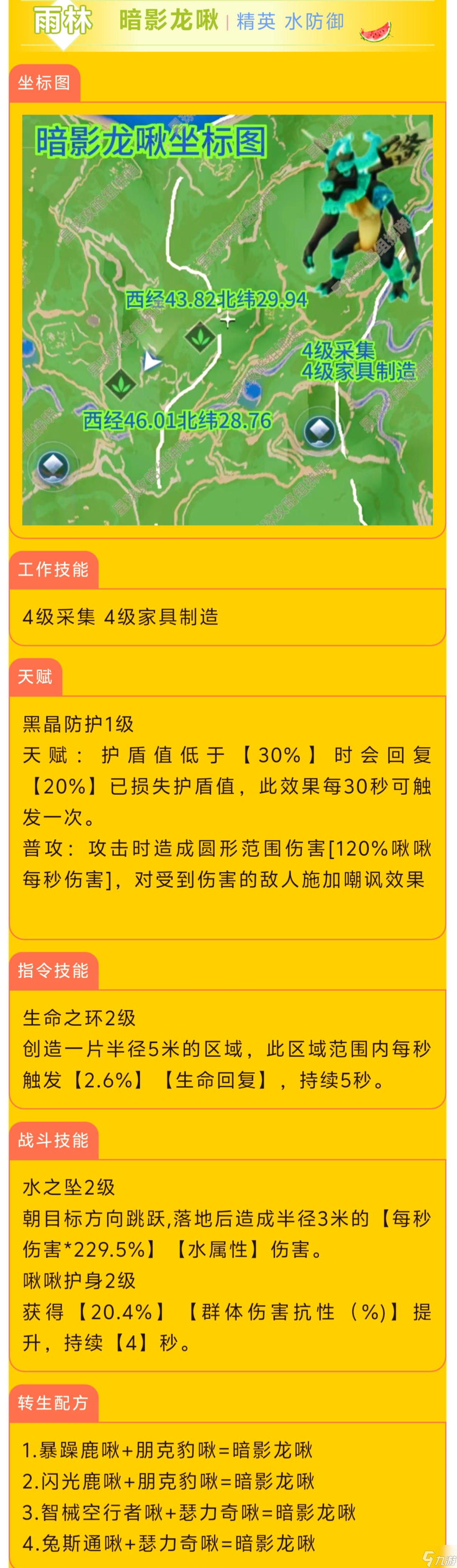 创造吧！我们的星球啾啾攻略｜水属性啾啾推荐攻略，帮你推荐强力啾啾！