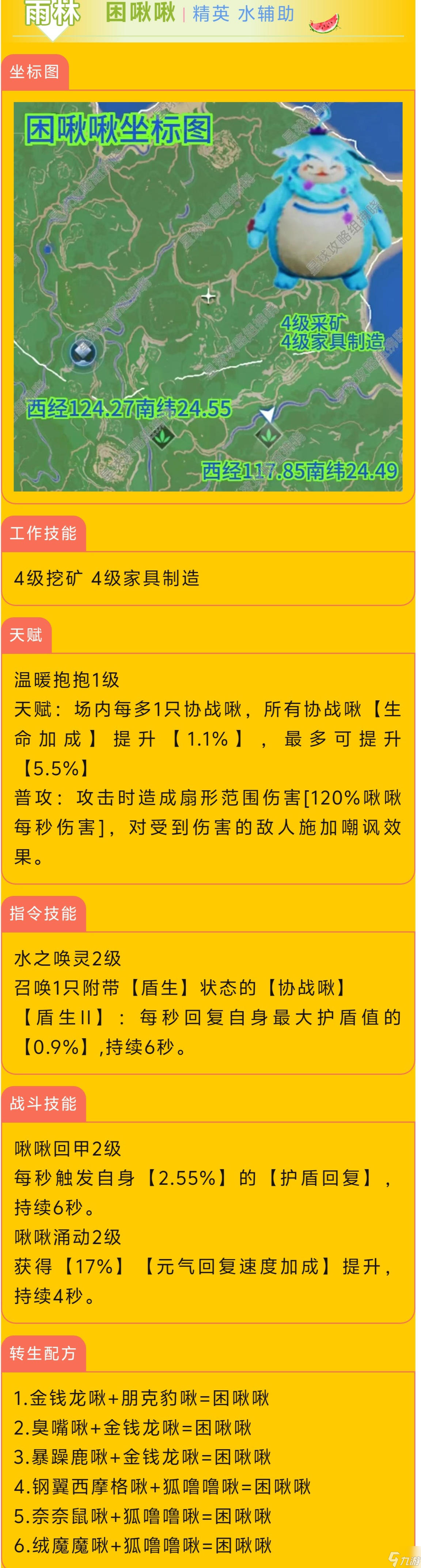 创造吧！我们的星球啾啾攻略｜水属性啾啾推荐攻略，帮你推荐强力啾啾！