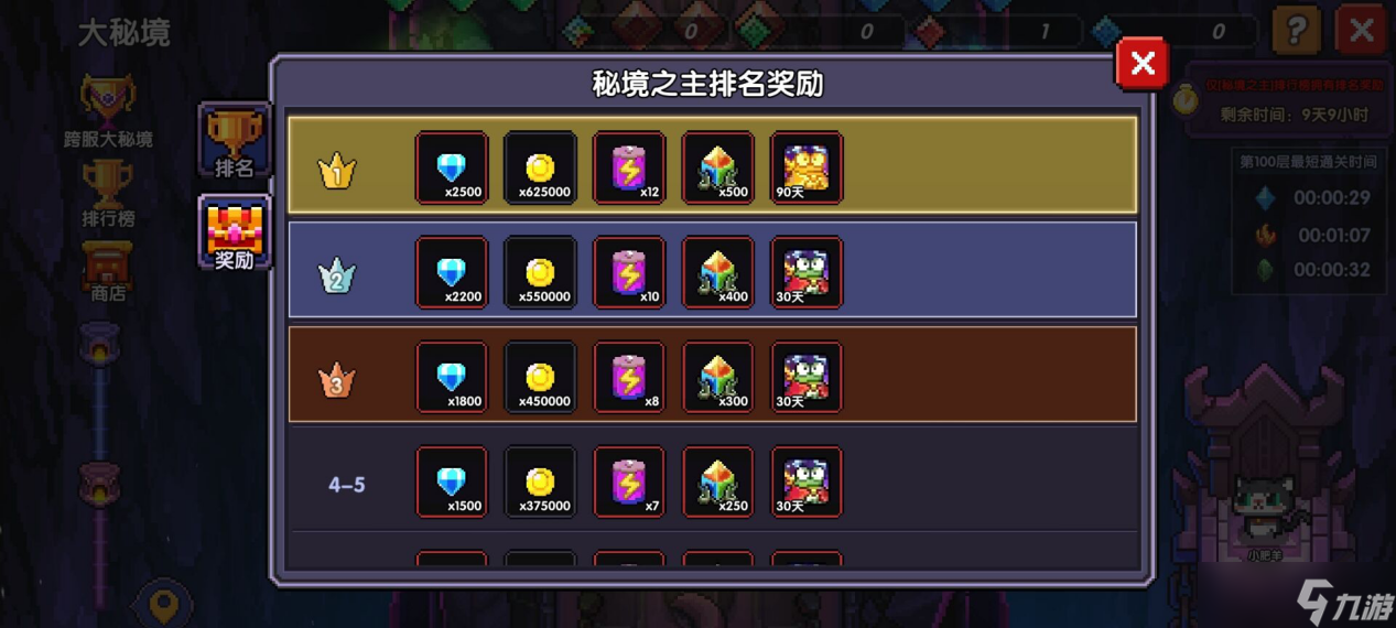 我的勇者【萌新攻略】大秘境以及元素秘境
