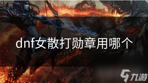 dnf女散打勋章用哪个