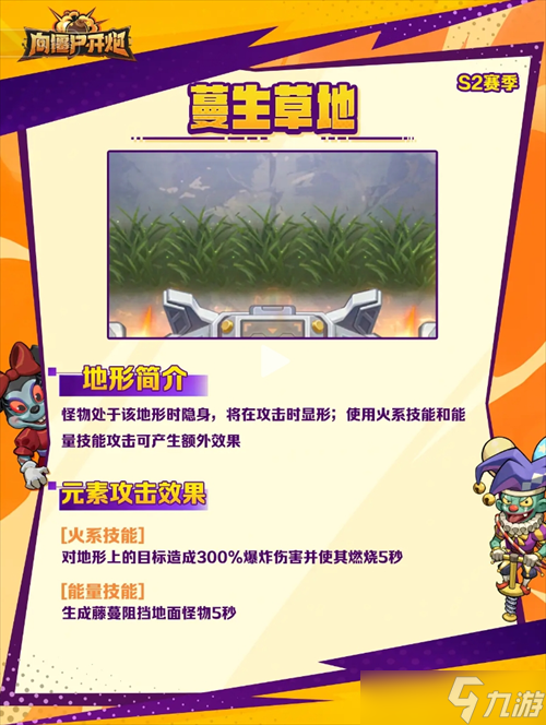 向僵尸开炮S2赛季最新地形有哪些