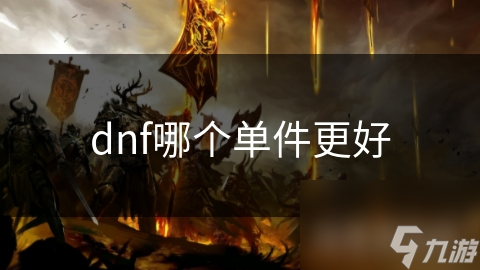 dnf哪个单件更好