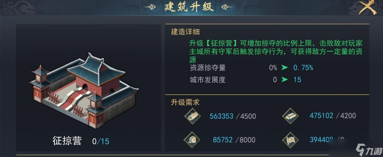 飓风三国【城建攻略】《飓风三国》城建系统玩法