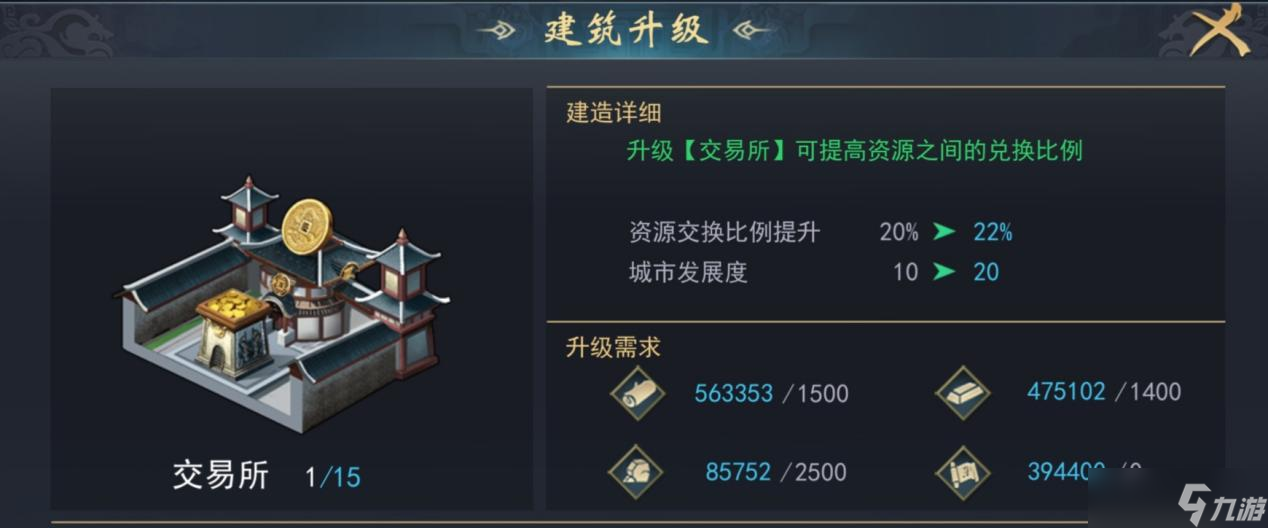 飓风三国【城建攻略】《飓风三国》城建系统玩法