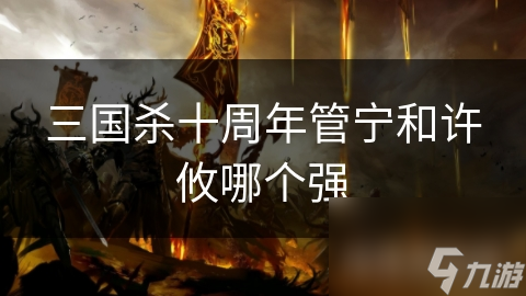 三国杀十周年管宁和许攸哪个强