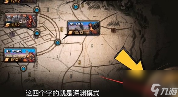 dnf手游深淵位置
