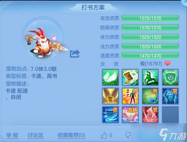 幻唐志：逍遥外传95级需要配备宠大全!