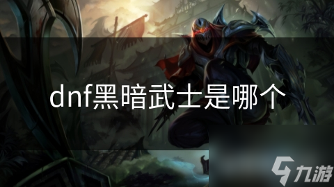 dnf黑暗武士是暗武哪個(gè)