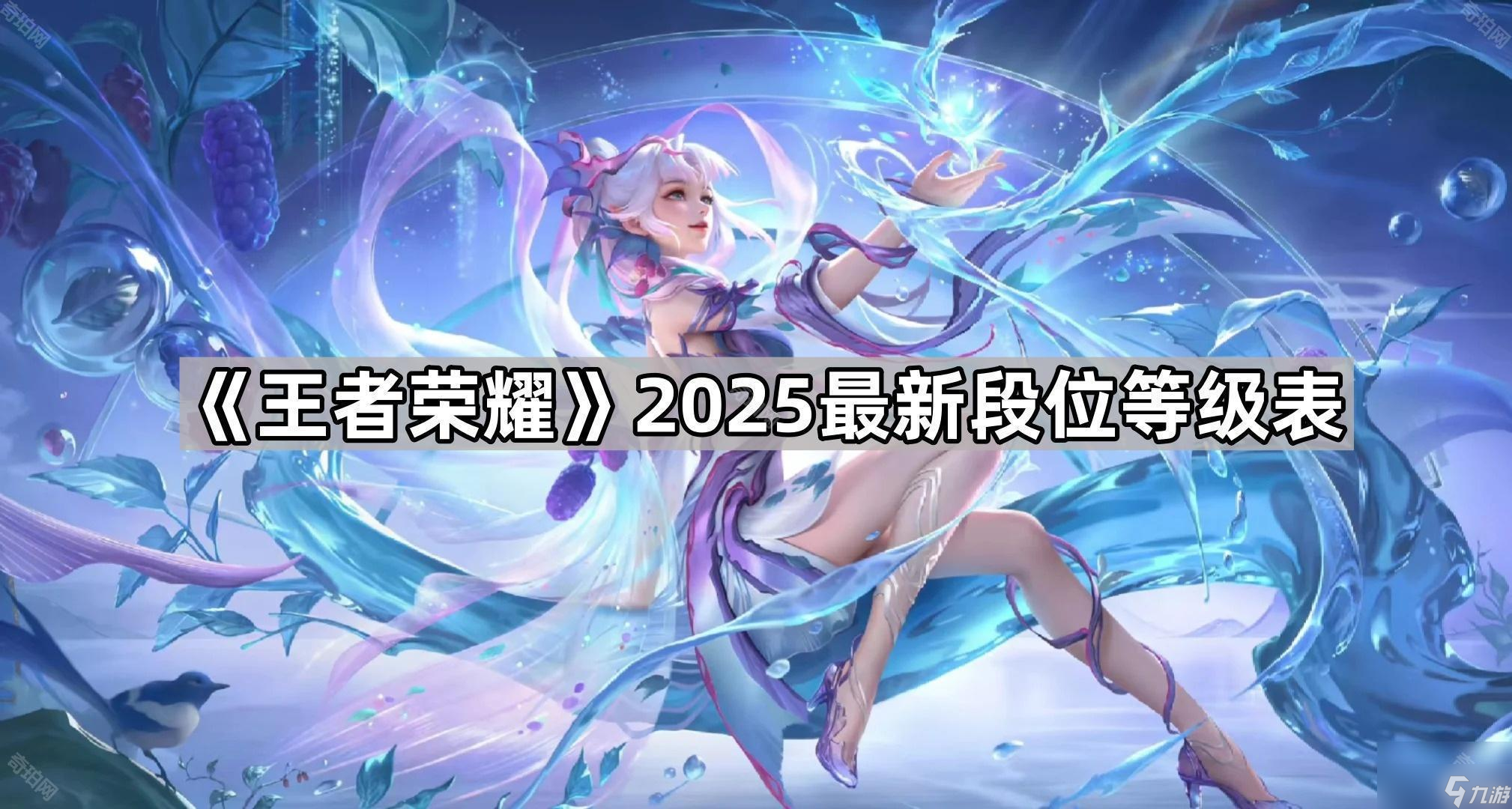 《王者榮耀》2025最新段位等級(jí)表