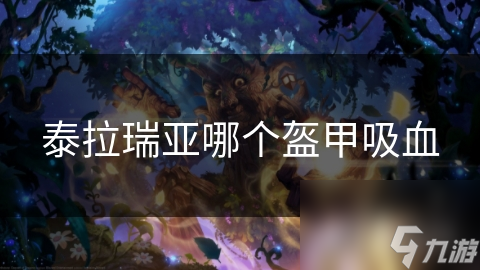 泰拉瑞亞哪個(gè)盔甲吸血
