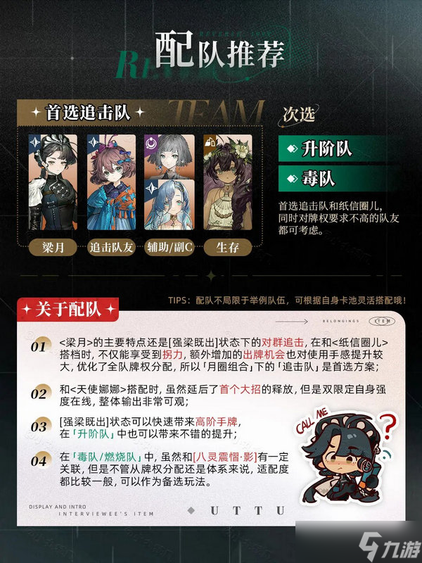 重返未来1999梁月培养攻略 梁月如何配队培养[多图]