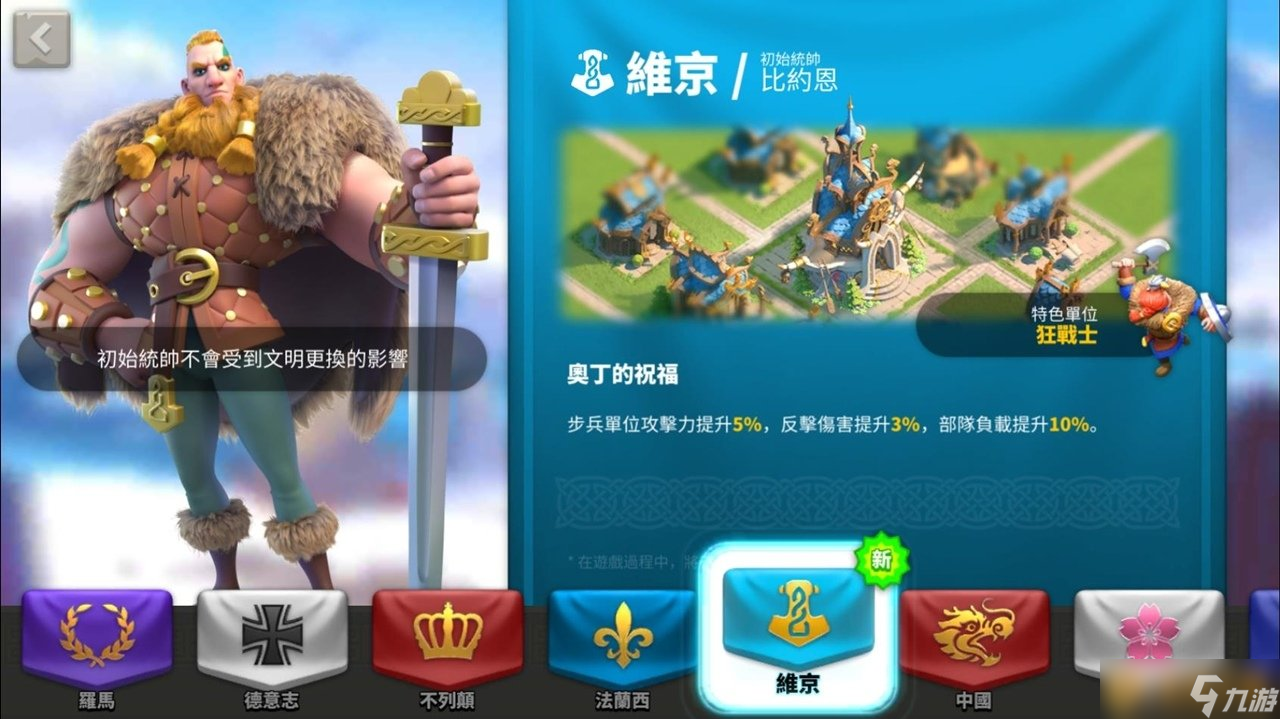 《万国觉醒》全新文明维京来袭PvP竞技奥林匹亚之巅现正开战