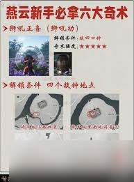 燕云十六声前期如何获取强力奇术