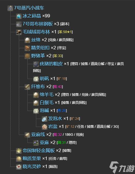 《最終幻想14水晶世界》7號蒸汽小戰(zhàn)車寵物獲得方法