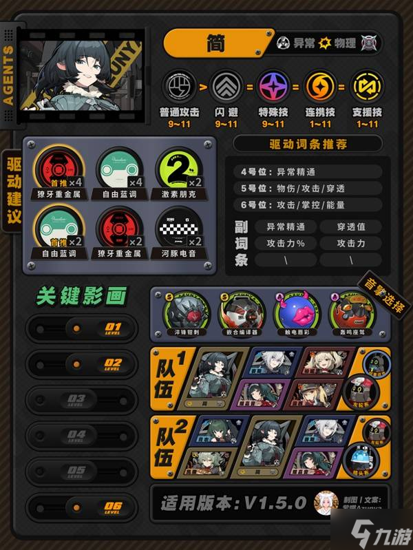 《绝区零》1.5版本全角色培养攻略 1.5全角色出装与队伍搭配推荐