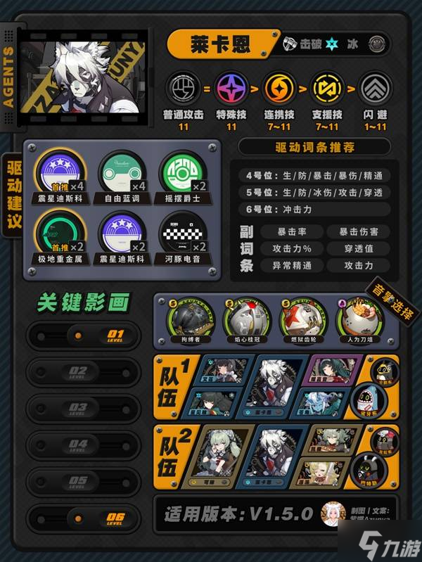 《绝区零》1.5版本全角色培养攻略 1.5全角色出装与队伍搭配推荐