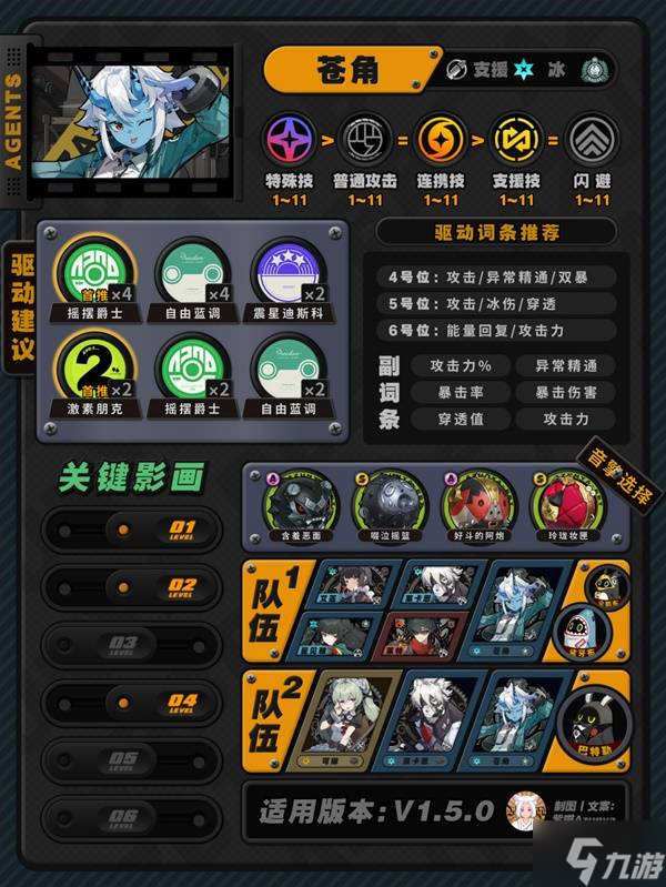 《绝区零》1.5版本全角色培养攻略 1.5全角色出装与队伍搭配推荐
